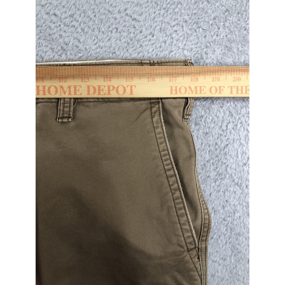 Y2K Levis Pants Men 35x30 (Tag 34x30) Brown Tab Twills Loose Boot Cut Distressed - Picture 6 of 9